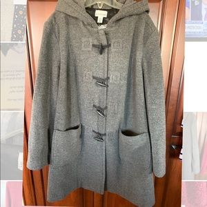 Motherhood Maternity Gray wool Maternity coat-xl